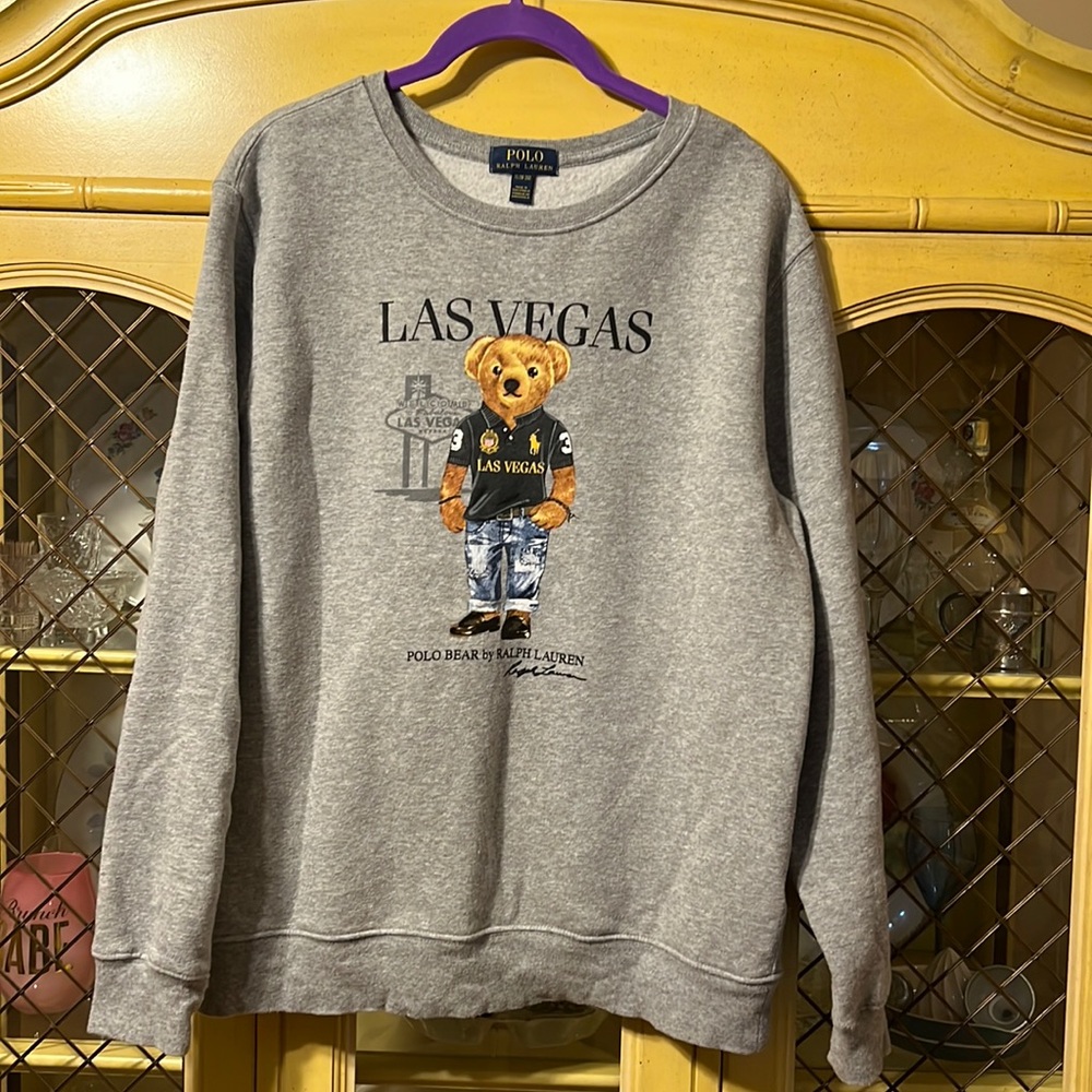 Polo Bear Las Vegas fleece sweatshirt